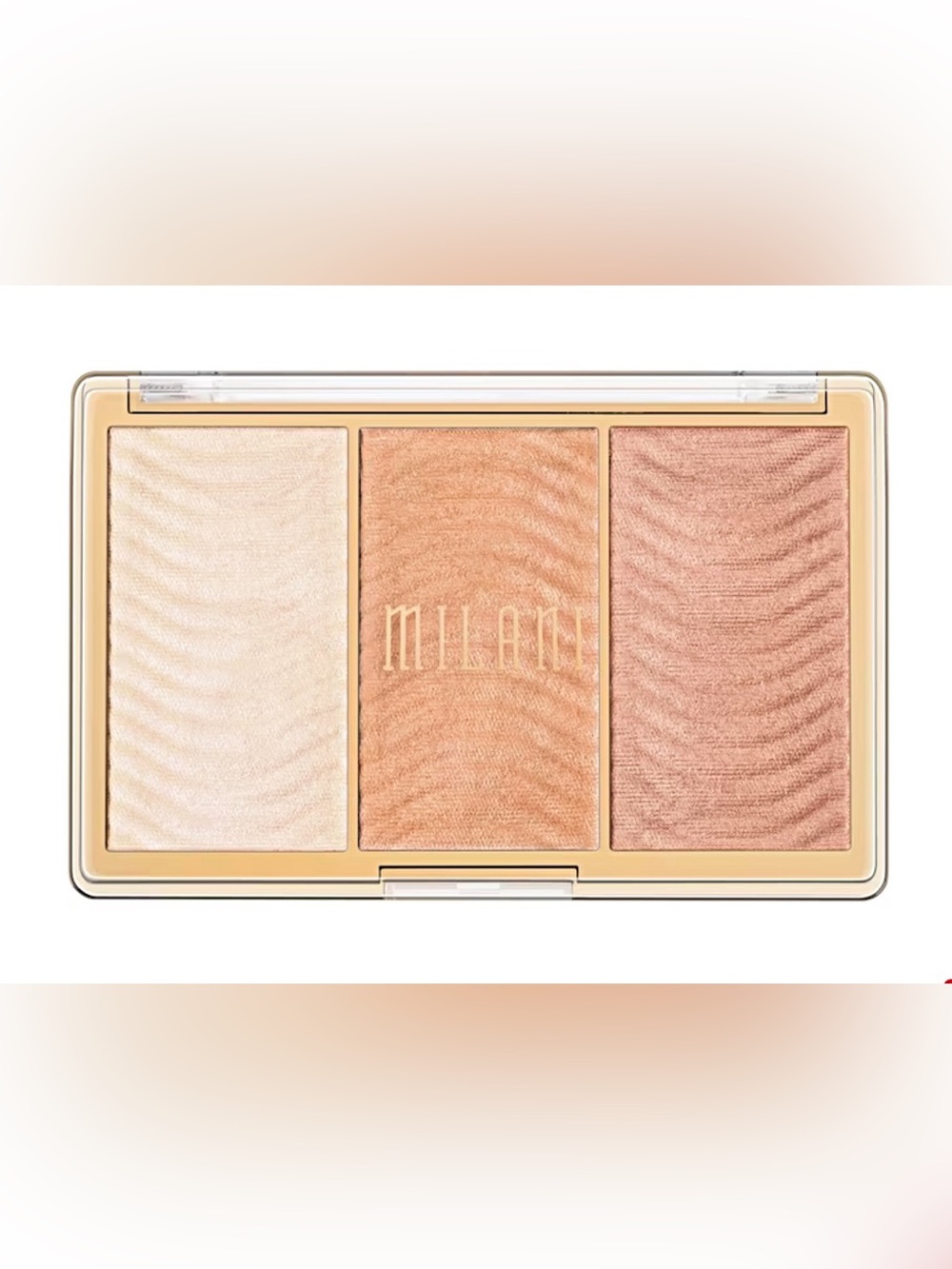 🆕 Milani Highlighter Palette - Champagne, Peach, Rose-Gold Trio